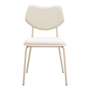  Zuo Zeal 110864 Set of 4 Dining Chair - Light Gray/Beige IMAGE 7
