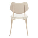  Zuo Zeal 110864 Set of 4 Dining Chair - Light Gray/Beige IMAGE 8