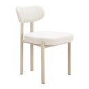  Zuo Aurea 110861 Set of 4 Dining Chair - Light Gray IMAGE 1