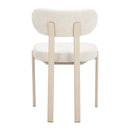  Zuo Aurea 110861 Set of 4 Dining Chair - Light Gray IMAGE 2