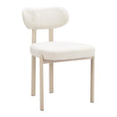  Zuo Aurea 110861 Set of 4 Dining Chair - Light Gray IMAGE 7