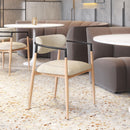  Zuo Equinox 110853 Dining Chair - Oyster Gray/Natural IMAGE 11