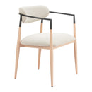  Zuo Equinox 110853 Dining Chair - Oyster Gray/Natural IMAGE 1