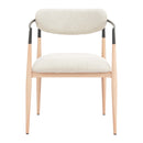  Zuo Equinox 110853 Dining Chair - Oyster Gray/Natural IMAGE 7