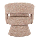  Zuo Liva 110849 Swivel Chair - Frosty Brown IMAGE 2