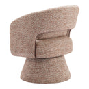  Zuo Liva 110849 Swivel Chair - Frosty Brown IMAGE 3