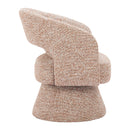  Zuo Liva 110849 Swivel Chair - Frosty Brown IMAGE 4