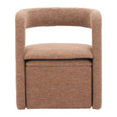  Zuo Atria 110848 Accent Chair & Ottoman - Tawny Brown IMAGE 8