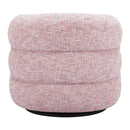 Zuo Refine 110846 Swivel Chair - Pink Tweed IMAGE 2