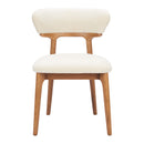  Zuo Cedar 110844 Set of 2 Dining Chair - White/Walnut IMAGE 11