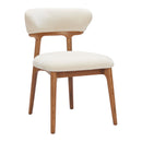  Zuo Cedar 110844 Set of 2 Dining Chair - White/Walnut IMAGE 7
