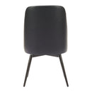  Zuo Keppel 110843 Set of 2 Swivel Dining Chair - Black IMAGE 7