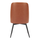  Zuo Keppel 110842 Set of 2 Swivel Dining Chair - Brown IMAGE 8