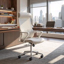  Zuo Jett 110841 High Back Office Chair - Light Gray IMAGE 8