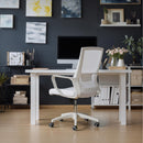  Zuo Jett 110840 Low Back Office Chair - White IMAGE 10