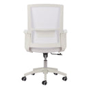  Zuo Jett 110840 Low Back Office Chair - White IMAGE 2