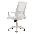 Zuo Jett 110840 Low Back Office Chair - White IMAGE 4
