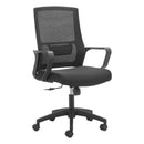  Zuo Jett 110839 Low Back Office Chair - Black IMAGE 1