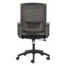  Zuo Jett 110839 Low Back Office Chair - Black IMAGE 2