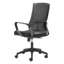 Zuo Jett 110839 Low Back Office Chair - Black IMAGE 3