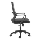  Zuo Jett 110839 Low Back Office Chair - Black IMAGE 4