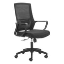  Zuo Jett 110839 Low Back Office Chair - Black IMAGE 5