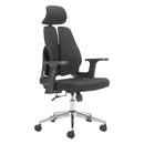  Zuo Genric 110837 Office Chair - Black IMAGE 8