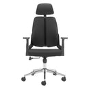  Zuo Genric 110837 Office Chair - Black IMAGE 9