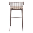  Zuo Silues 110824 Set of 2 Barstool - Taupe/Brown IMAGE 2