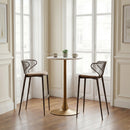  Zuo Silues 110824 Set of 2 Barstool - Taupe/Brown IMAGE 9