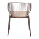  Zuo Silues 110822 Set of 2 Dining Chair - Taupe/Brown IMAGE 6
