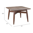  Zuo Silea 110505 Square Dining Table - Espresso IMAGE 10