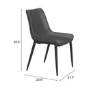  Zuo Magnus 110776 Set of 2 Dining Chair - Black IMAGE 11