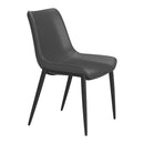 Zuo Magnus 110776 Set of 2 Dining Chair - Black IMAGE 1