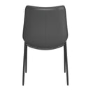  Zuo Magnus 110776 Set of 2 Dining Chair - Black IMAGE 2