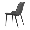  Zuo Magnus 110776 Set of 2 Dining Chair - Black IMAGE 4