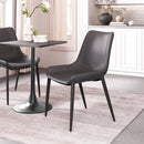  Zuo Magnus 110776 Set of 2 Dining Chair - Black IMAGE 8