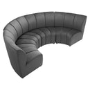  Zuo Garbi 110775 Modular Sectional - Black IMAGE 12