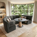  Zuo Garbi 110775 Modular Sectional - Black IMAGE 13