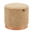  Zuo Fije 110770 Storage Ottoman - Oat Yellow IMAGE 2