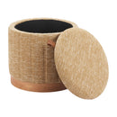 Zuo Fije 110770 Storage Ottoman - Oat Yellow IMAGE 4