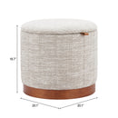  Zuo Fije 110769 Storage Ottoman - Gray IMAGE 11