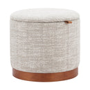  Zuo Fije 110769 Storage Ottoman - Gray IMAGE 2
