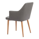  Zuo Wisom 110766 Set of 2 Dining Chair - Gray IMAGE 4