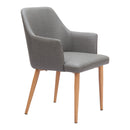  Zuo Wisom 110766 Set of 2 Dining Chair - Gray IMAGE 6