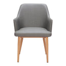  Zuo Wisom 110766 Set of 2 Dining Chair - Gray IMAGE 8