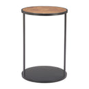  Zuo Nodo 110753 Side Table - Brown/Black IMAGE 7