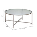  Zuo Vetro 110751 Coffee Table - Silver IMAGE 9