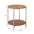  Zuo Adna 110750 Side Table - Brown IMAGE 10