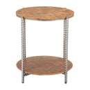  Zuo Adna 110750 Side Table - Brown IMAGE 5